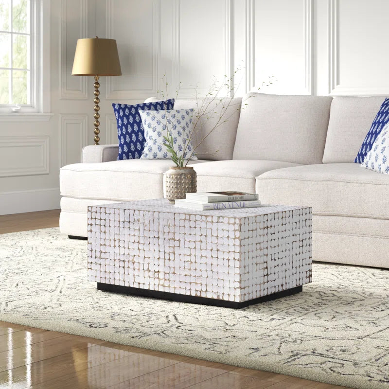 Abeale Solid Wood Coffee Table