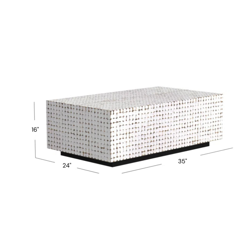 Abeale Solid Wood Coffee Table