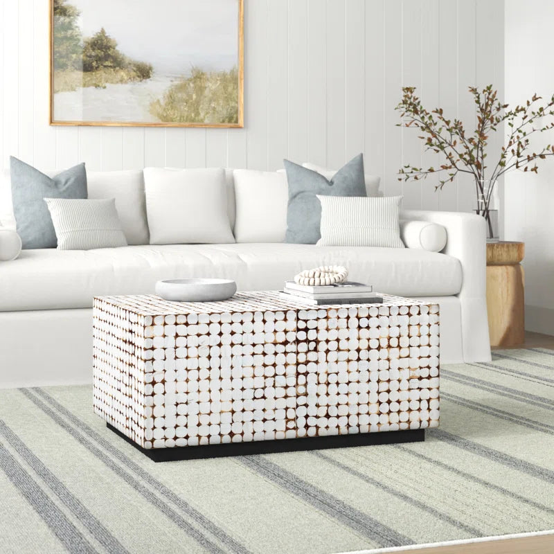 Abeale Solid Wood Coffee Table