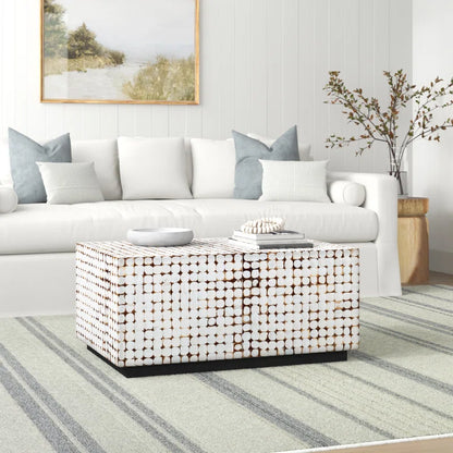 Abeale Solid Wood Coffee Table