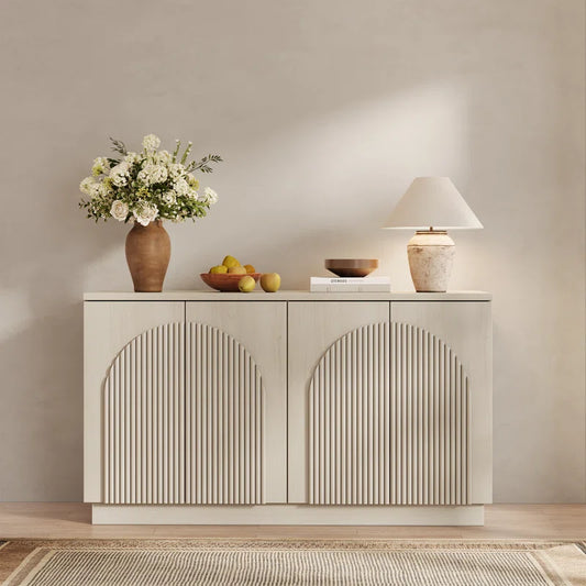 Designer 55'' Curved Three Dimensional Texture Sideboard